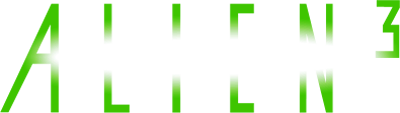 Alien 3 logo for Sega Master System